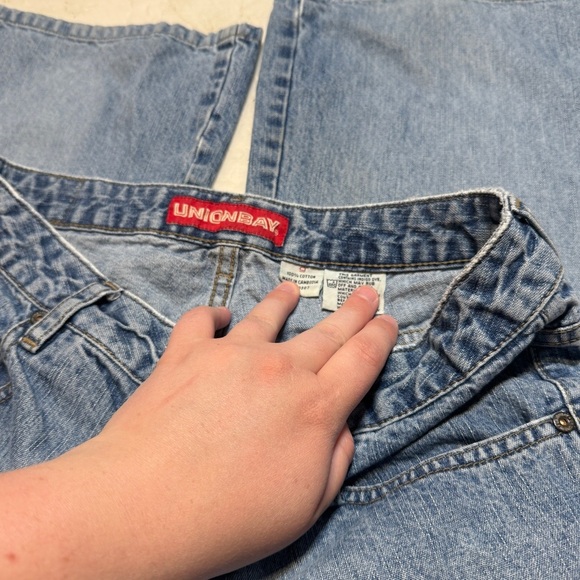 Vintage Y2K Union Bay Washed Cargo Pants – Size 9 / 27 Waist - Picture 2 of 4